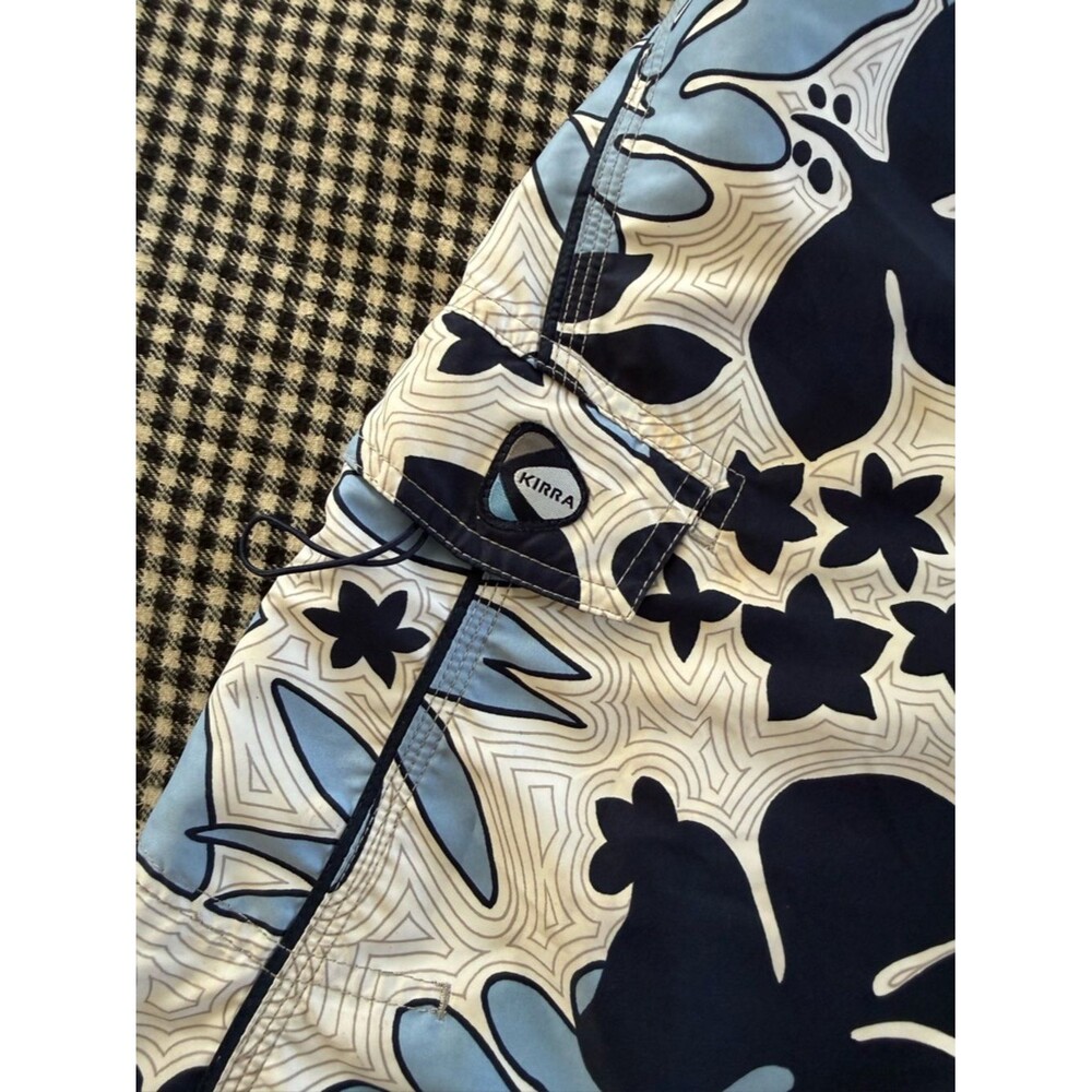 Kirra Vintage Men's Blue Floral Swim Board Shorts size 33 - Picture 8 of 11